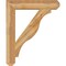 Ekena Millwork Funston Craftsman Rough Sawn Bracket, Western Red Cedar, 6"W x 36"D x 44"H BKT06X36X44FST04RWR - alternate 2